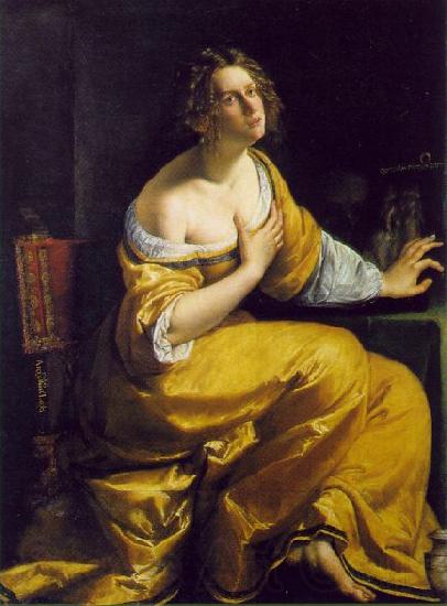 GENTILESCHI, Artemisia Mary Magdalen df Spain oil painting art